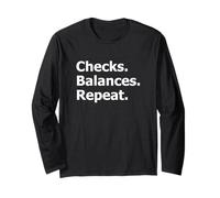 Checks Balances Repeat Constitutional Long Sleeve T-Shirt