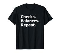 Checks Balances Repeat Constitutional T-Shirt