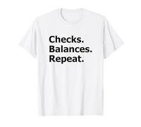 Checks Balances Repeat Constitutional T-Shirt
