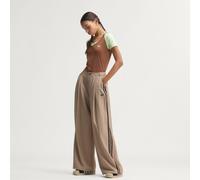 Adidas Originals Checks Loose Pants Beige L Woman