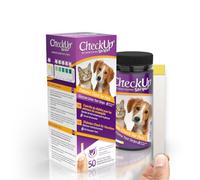 CheckUp KIT4CAT Glucose Urine Testing Strips for Cats and Dogs - Detection of Diabetes x 50
