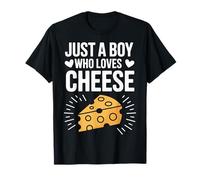 Cheddar Addict Just A Boy Who Loves Cheese T-Shirt