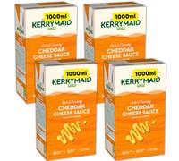 Cheddar cheese sauce 4 x 1000mL, Gluten Free, Halal, Ready to serve - Cheese sauce for nacho, tortilla and more (4 x 1 Litre)