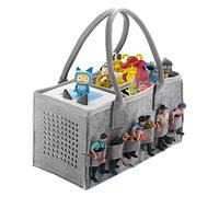 Chedin Tonie Toniebox Accessories Protective Case Organiser with Figures Storage Plenty of Space Bag for Toniebox Starter Set and Tonies Figure Carry Bag (Grey)