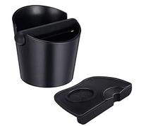 CHEDODU Coffee Knock Box,Knocking Container, Coffee Set, Non-Slip Coffee Grounds Container, Shock-Absorbing Espresso Knocking Box, Removable Metal Knocking Bar