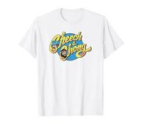Cheech & Chong Classic Text Logo Floating Cartoon Faces T-Shirt