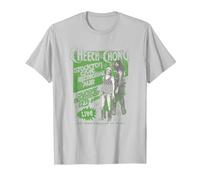 Cheech & Chong Stockton Civic Memorial Auditorium Faded Ad T-Shirt, Men, Silver Grey, Medium