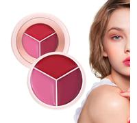 Cheek Balm - Layerable Soft Creamy Matte Face Blush for a Natural Glowing Look, Blush for Cheeks to Skin Radiance, Perfect for Dinner Travel Evening Vacation Party Outdoor 8.5g