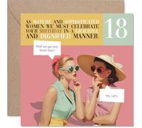 Cheeky 18th Birthday Card, Raise a Toast to Turning 18