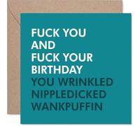 Cheeky Birthday Card, Utterly Outrageous Banter