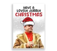 Cheeky Cards Greeting Card, Christmas, Funny, Only Fools and Horses Theme, Del Boy Derek Trotter Design, 12.7 x 17.8 cm, Premium 300GSM Card Stock, Includes Kraft Envelope
