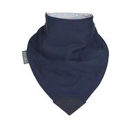 Cheeky Chompers All Needs Bandana Bibs with Oral Sensory Chew | Single Reversible Bib with 2 Designs: Navy & Grey | Oral, Motor, Anxiety Relief | Safe & Hygienic | Medium Size for Older Children