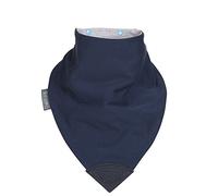 Cheeky Chompers Bandana Bib with Sensory Chew | Special Needs | Single Reversible Bib with 2 Designs: Navy & Grey | Oral, Motor, Anxiety Relief | Large Size for Older Children & Adults