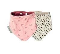 Cheeky Chompers Neckerbib Dribble Bib 2 Pack - Rainbow & Leopard