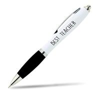 Cheeky Chops Best Teacher Ballpoint Pen Funny Thank You School Stationery Present for Educator Mentor Lecturer PEN47
