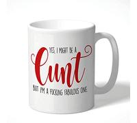 Cheeky Chops Cunt Mug for Adults Rude Sweary Offensive Sarcastic Humour Coffee Cup for Men Women Birthday Secret Santa Novelty (A Fabulous one)