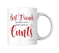Cheeky Chops Cunt Mug for Adults Rude Sweary Offensive Sarcastic Humour Coffee Cup for Men Women Birthday Secret Santa Novelty (Best Friends)