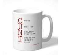 Cheeky Chops Cunt Mug for Adults Rude Sweary Offensive Sarcastic Humour Coffee Cup for Men Women Birthday Secret Santa Novelty (C is for)