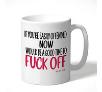 Cheeky Chops Cunt Mug for Adults Rude Sweary Offensive Sarcastic Humour Coffee Cup for Men Women Birthday Secret Santa Novelty (Easily Offended)