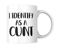 Cheeky Chops Cunt Mug for Adults Rude Sweary Offensive Sarcastic Humour Coffee Cup for Men Women Birthday Secret Santa Novelty (Identify)