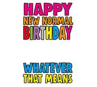 Cheeky Chops Funny Birthday Card,Lockdown,Dad,Mum,Brother,Sister, Son, Daughter CV26 Full colour