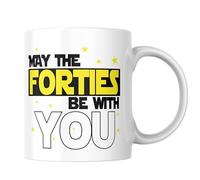 Cheeky Chops Funny Milestone - May The Birthday Be with You Mug (Forties)