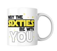 Cheeky Chops Funny Milestone - May The Birthday Be with You Mug (Sixties)
