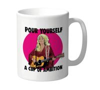 Cheeky Chops Funny Pour Yourself A Cup of Ambition Mug Country Music Inspired Coffee Cup 11oz Ceramic CMUG11