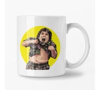 Cheeky Chops Funny Retro Movie Inspired Mug with Bold Character Illustration Coffee Cup 11oz Ceramic Truffle Shuffle - CMUG13