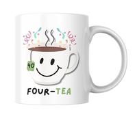 Cheeky Chops Funny Tea Birthday Mug for 21 30 40 50 60 TwenTea ThirTea FourTea Milestone Coffee Cup Novelty Age Gift (40th)