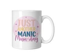 Cheeky Chops Just Another Manic Mum-Day Mug, Funny Ceramic Mug for Mum, Printed on Both Sides, 11oz CMUG125