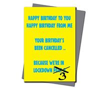 Cheeky Chops Lockdown Birthday Card, Lockdown, Quarantine, Self Isolation, birthday, for him, her girlfriend, boyfriend, wife, husband, funny, Cardsr - CV41 Lockdown Part 3