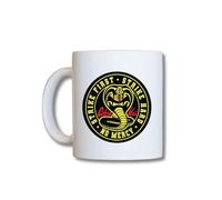 Cheeky Chops Mug - Cobra Kai Strike First Strike Hard No Mercy Gift MUG743