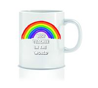 Cheeky Chops Novelty Gift Mug Birthday Gift for Him Her Mug Joke Humour - Teacher Mug Best Teacher in The World - KMUG24
