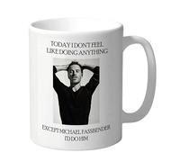 Cheeky Chos Mug - I Would do Michael Fassbender - Novelty Gift Her Female Celebrity Heartthrob Gift for Her