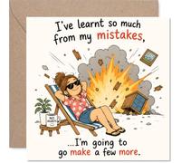 Cheeky Congratulations Card, Celebrating Mistakes with a Wink