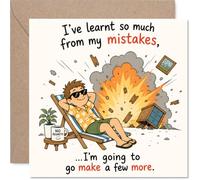Cheeky Congratulations Card, No Regrets and Plenty of Laughs