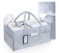 Cheeky Cow Nappy Caddy Baby Caddy (UK COMPANY) Baby Nappy Caddy Organiser Baby Shower Gifts & FREE Changing Mat