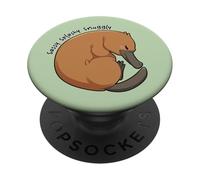 Cheeky & Cuddly Platypus, Funny Animal Motif PopSockets Adhesive PopGrip