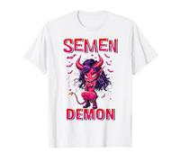 Cheeky Demon Funny Naughty Rude Humor Hen Party Design T-Shirt