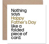 Cheeky Father's Day Card for Dad, Modern Wit for Father's Day
