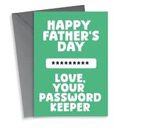 Cheeky Father's Day Card - Love Your Password Keeper - Tech