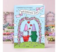 Cheeky Legends Funny Wedding Card Congratulations Gnome - Greeting Card