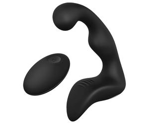 Cheeky Love Booty - rechargeable, remote-controlled prostate vibrator (black)