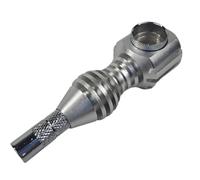 Cheeky One Cooling Pipe, 90mm with 120mm Titanium Tube, Metal Storage Box (Silver)