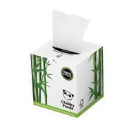 Cheeky Panda 100% Bamboo Facial Tissue Cube 3ply 56 Sheets - 4 Pack