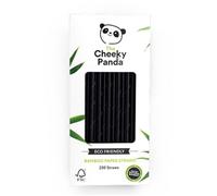 Cheeky Panda Bamboo Paper Straw Black (Pack of 250) 0111130