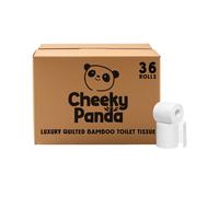 The Cheeky Panda Toilet Roll 3 Ply LQTOILT36 36 Rolls of 160 Sheets
