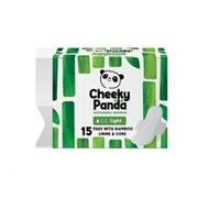 The Cheeky Panda Sanitary Towels for Women – Organic Bamboo Core – Light Flow – 15 Pack