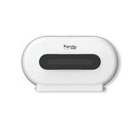 Cheeky Panda Pro Twin Micro Core Maxi Jumbo Dispenser White NJ-FQ-006A